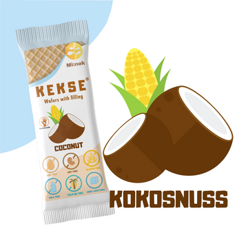 KEKSE Kokos-Waffeln