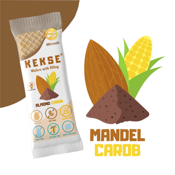 KEKSE Mandel-Karob-Waffeln