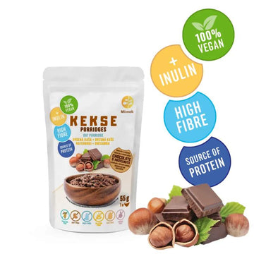 KEKSE Haferbrei Schokolade+Haselnüsse 55g