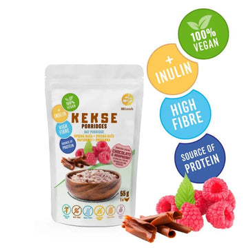 KEKSE Haferbrei Schokolade+Himbeere 55g