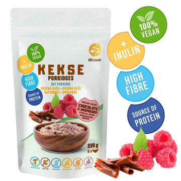 KEKSE Haferbrei Schokolade+Himbeere 330g