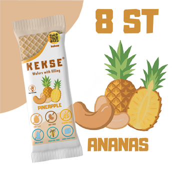 KEKSE Ananas‑Waffeln 8 st