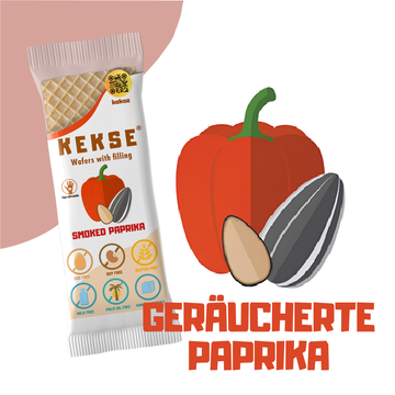 KEKSE Geräucherte-Paprika-Waffeln