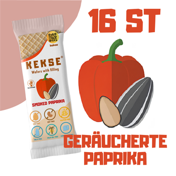 KEKSE Geräucherte-Paprika-Waffeln 16 st