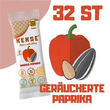 KEKSE Geräucherte-Paprika-Waffeln 32 st