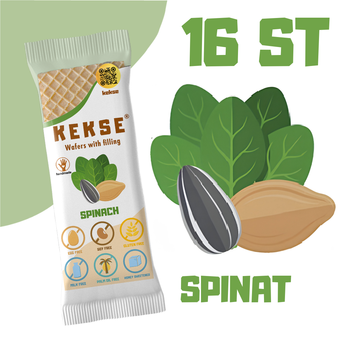 KEKSE Spinat‑Waffeln 16 st