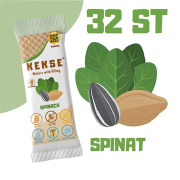 KEKSE Spinat‑Waffeln 32 st