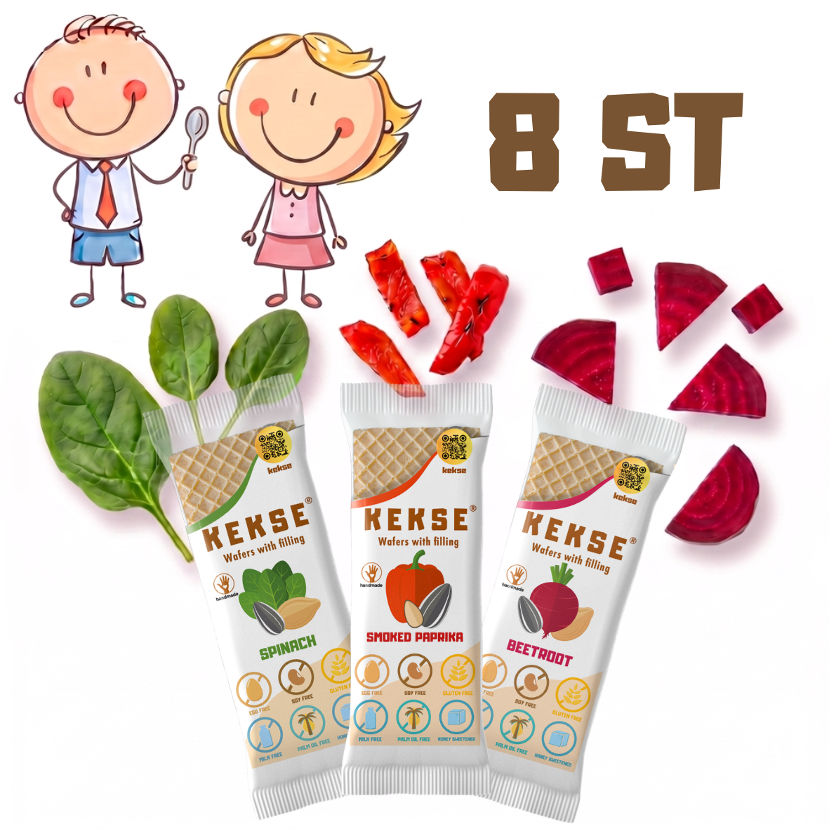 KEKSE Salziges Mix 8 st
