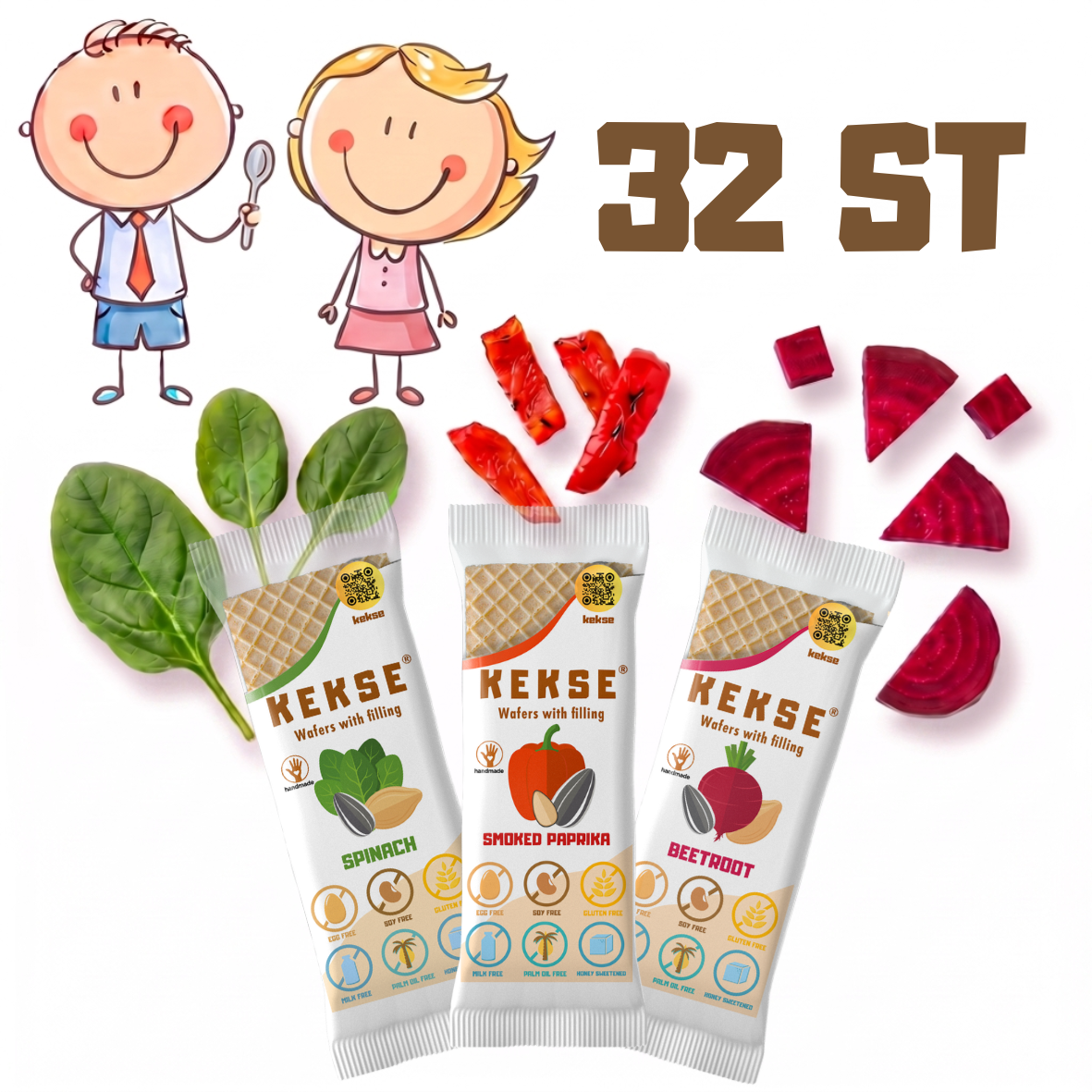KEKSE Salziges Mix 32 st