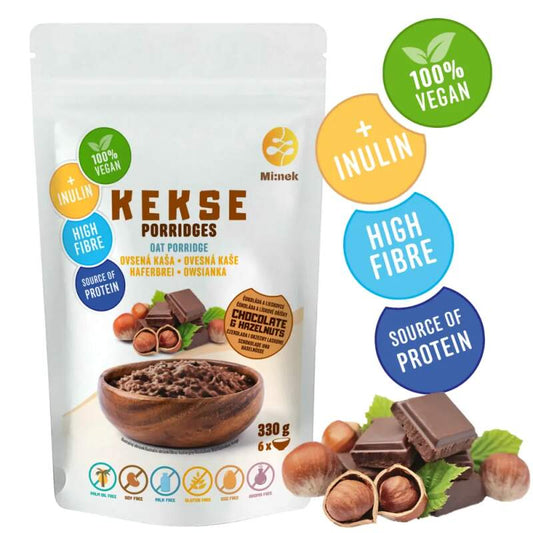 330g Glutenfreie Haferflocken – Schokolade+Haselnüsse