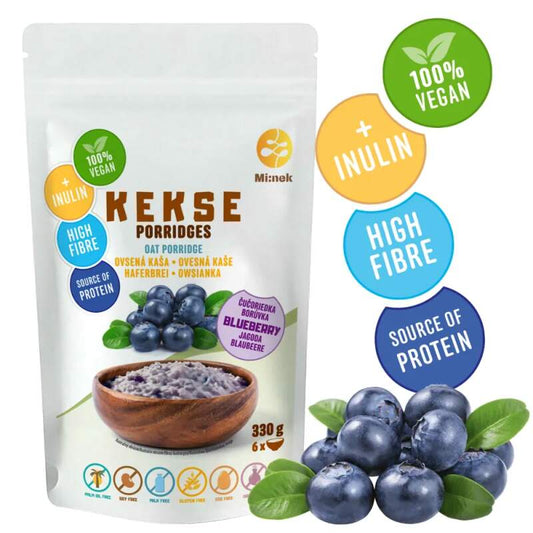 330g Glutenfreie Haferflocken – Blaubeere