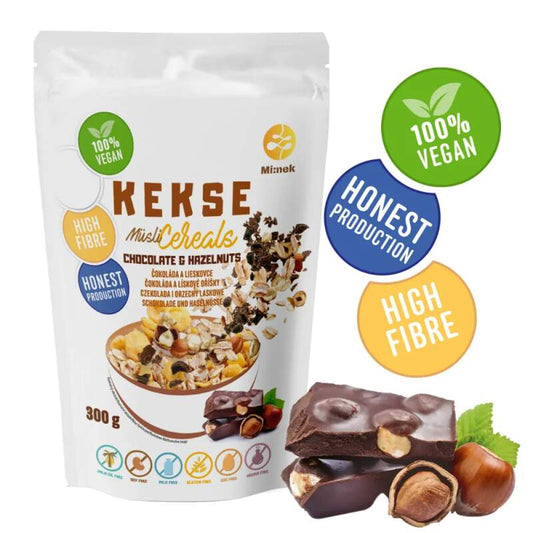 300g Glutenfreies Müsli - Schokolade+Haselnüsse